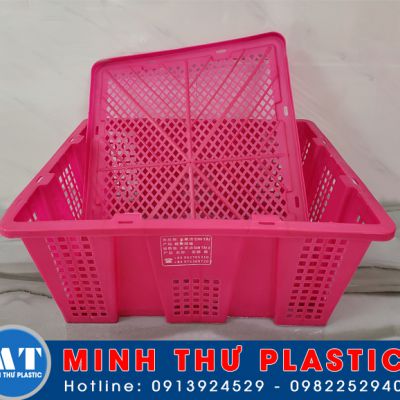 Rổ ớt có nắp 8kg 44x35x19