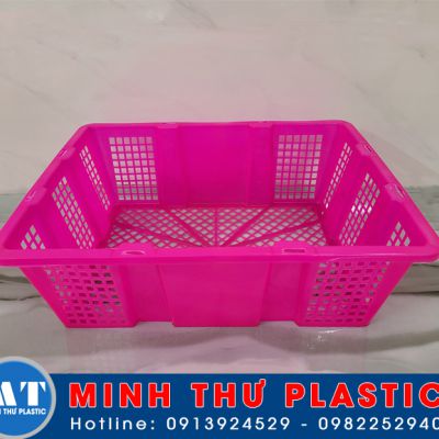Rổ thái có nắp 12kg 49x35x15