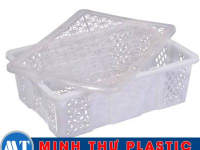 Rổ trái vải 2kg kích thước 27,5x21,5x9,5